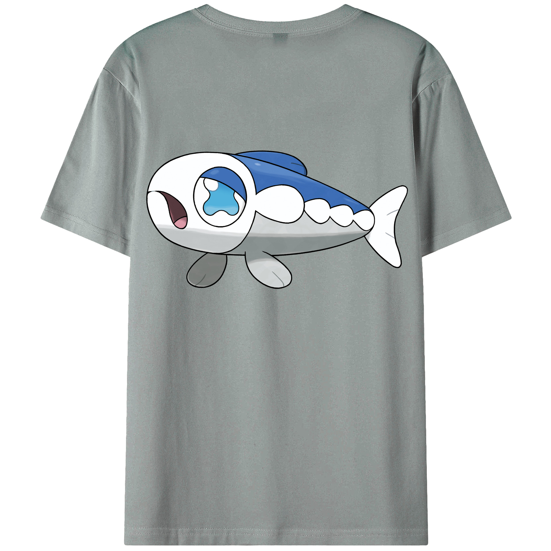 （画像用） ポケットモンスター Pokémon 綿100％ メンズ半袖Tシャツ（バックプリント） 通気性